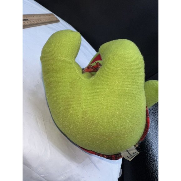 1987 McDonalds Christmas Baby Kermit The Frog PLUSH Jim Henson Muppet Babies Vtg - Picture 7 of 9